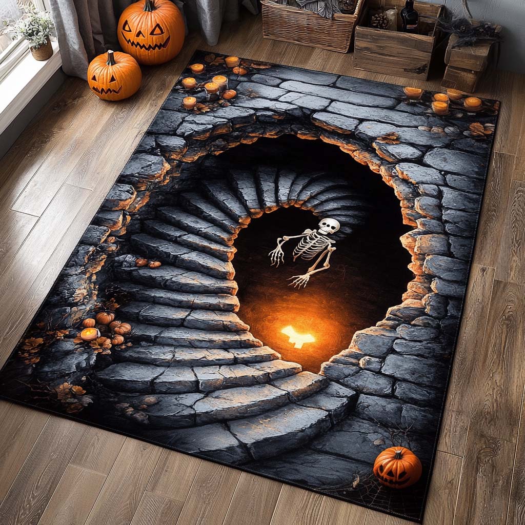 Haunted Spiral Area Rug NCU0XD754