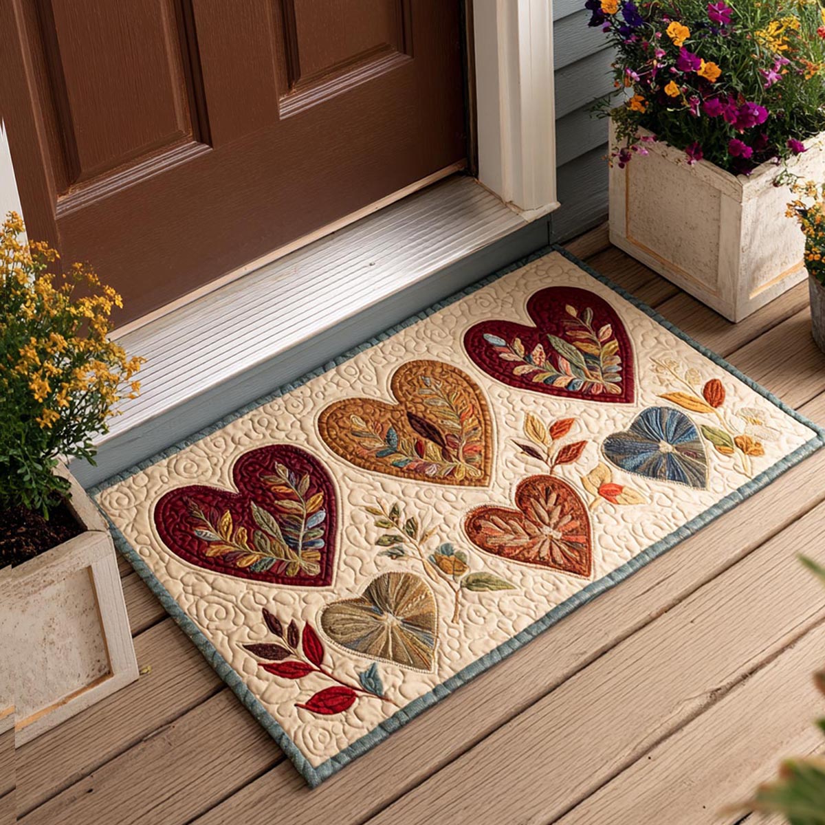 Heart Porch Doormat NCU0VD026