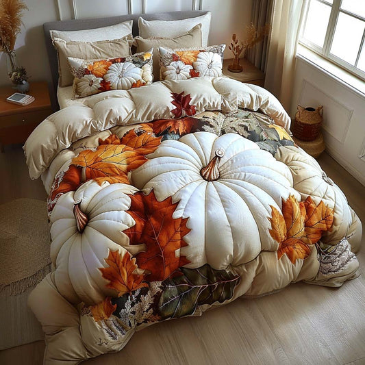 Heirloom Pumpkin 3-Piece Quilted Bedding Set NCU0QQ020