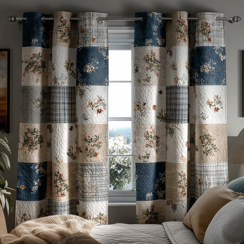 Heritage Blooms Quilted Curtains NCU0DH708
