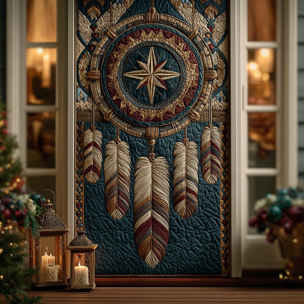 Heritage Dreamfeather Quilted Door Cover NCU0DH596
