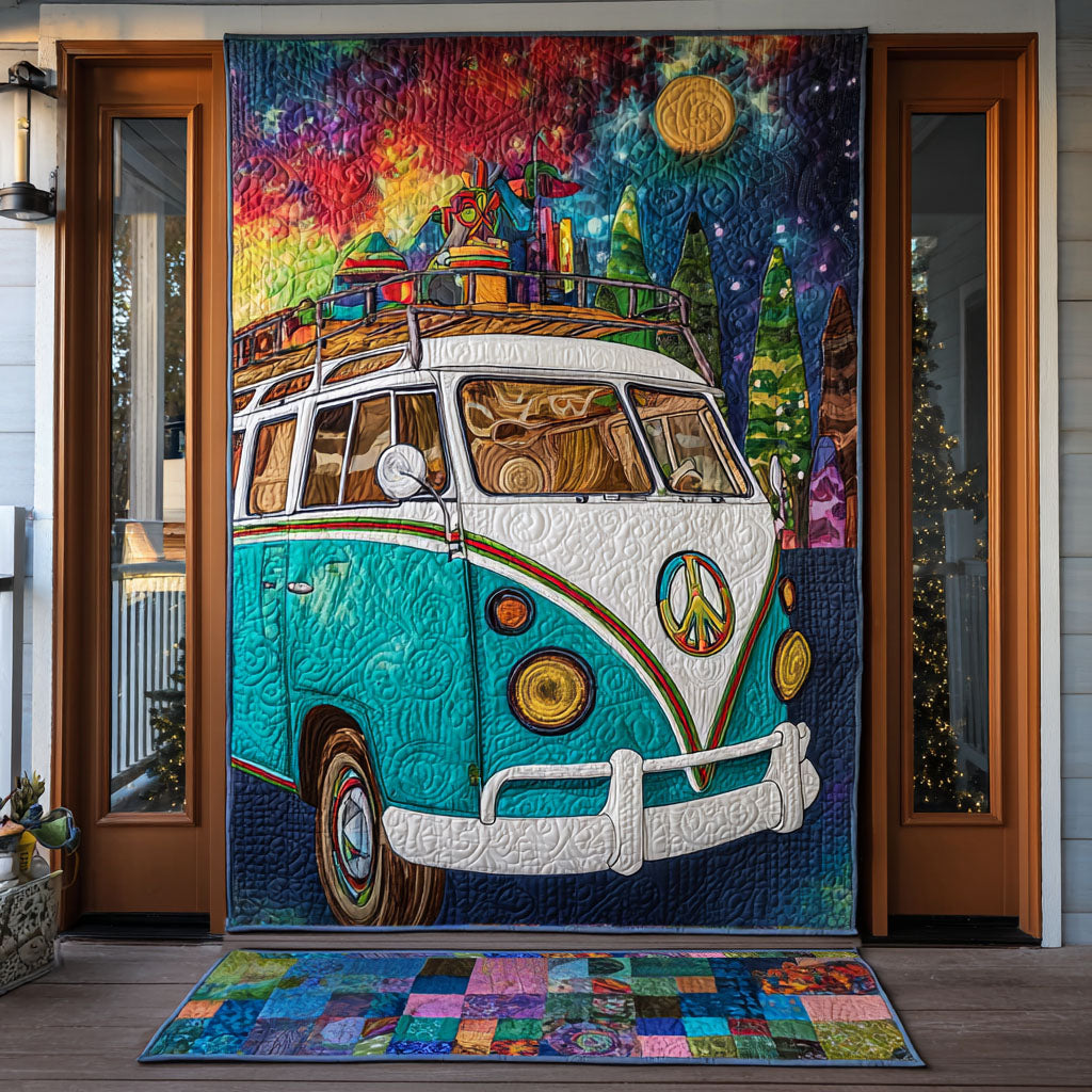Hippie Journey Quilted Door Cover NCU0TP0010
