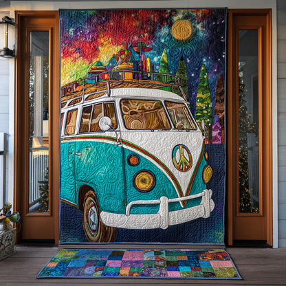 Hippie Journey Quilted Door Cover NCU0TP0010