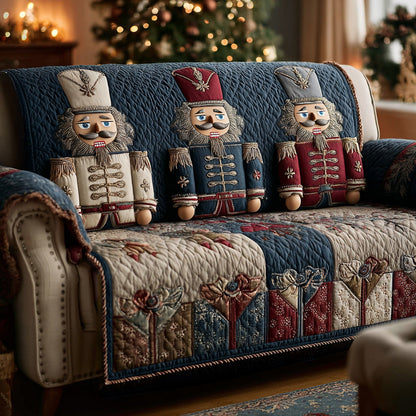 Holiday Crew Quilted Sofa Cover NCU0DH537