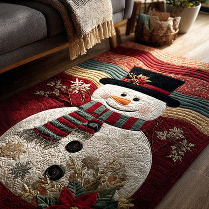 Holiday Snowman Area Rug NCU0DH492