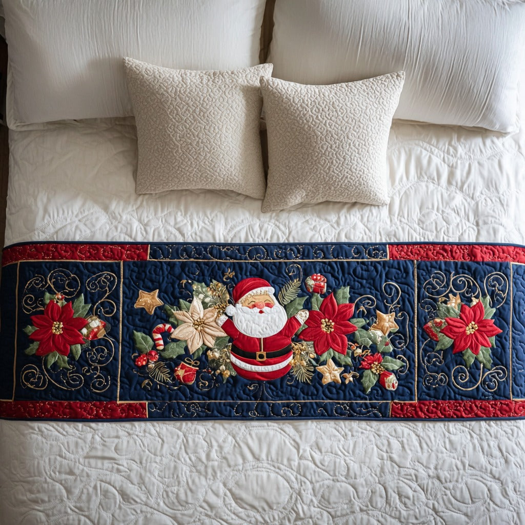 Holly Night Quilted Bed Runner NCU0TV682