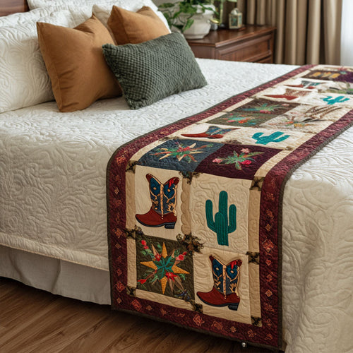 Homestead Style Quilted Bed Runner NCU0TN121