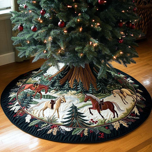 Hoof Glow Christmas Quilted Tree Skirt NCU0NL105