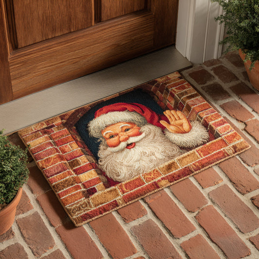 Jolly Santa Claus Doormat NCU0HH584