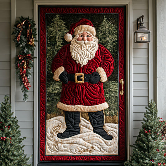Jolly Santa Quilted Door Cover NCU0DH487