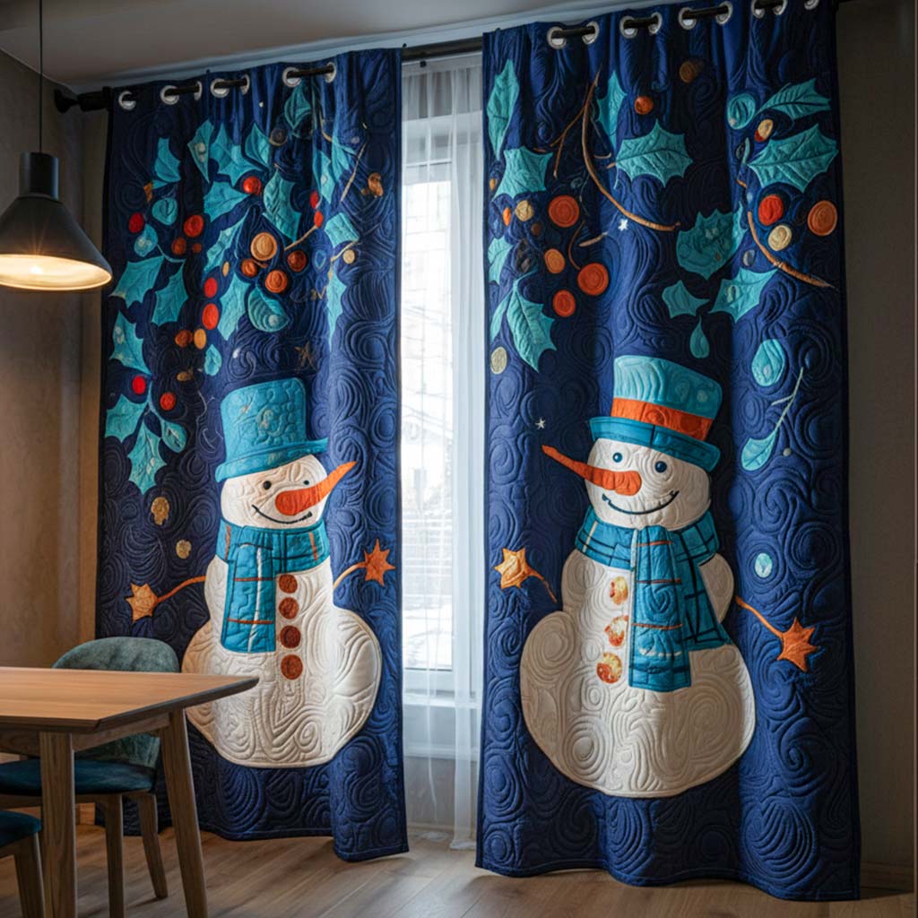 Jolly Smile Quilted Curtains NCU0TN41