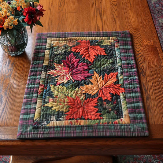 Joyful Maple Stroll Quilted Placemat NCU0NT8862