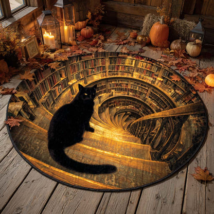 Lantern of Secrets Quilted Round Mat NCU0XD1042