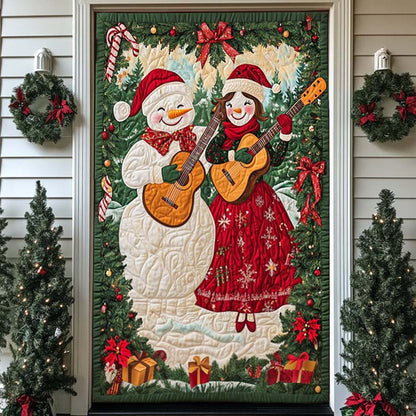 Let It Snow Quilted Door Cover NCU0NL063