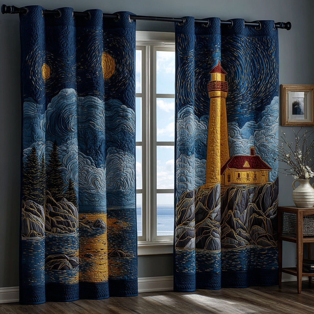 Lighthouse Harmony Quilted Curtains NCU0TN221