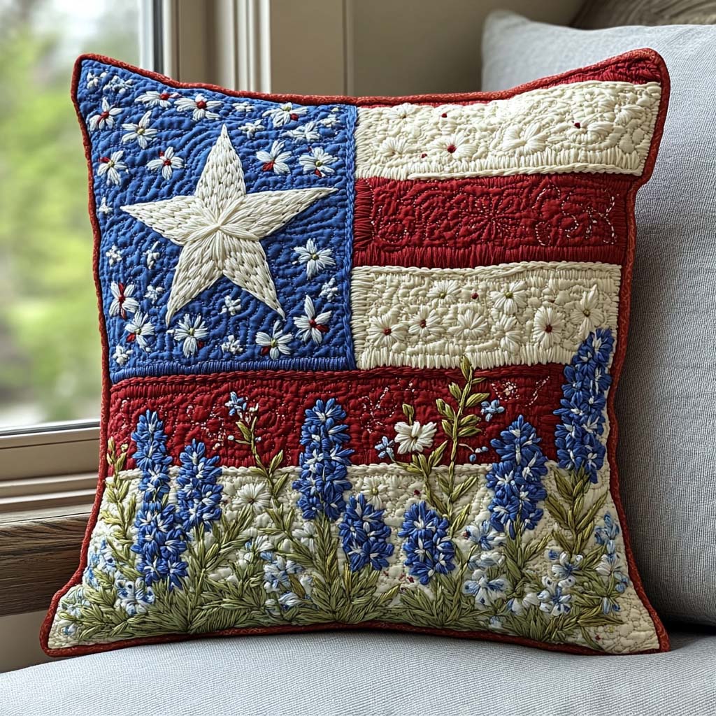 Lone Star Rising Quilted Pillow Case NCU0DV4738
