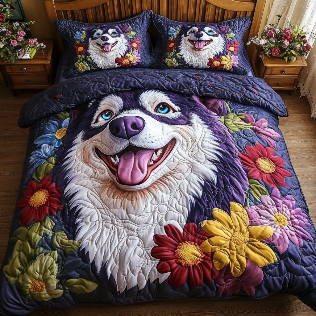 Loyal Soul 3-Piece Quilted Bedding Set NCU0NL040