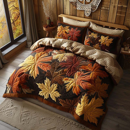 Maple Medley 3-Piece Quilted Bedding Set NCU0QQ018