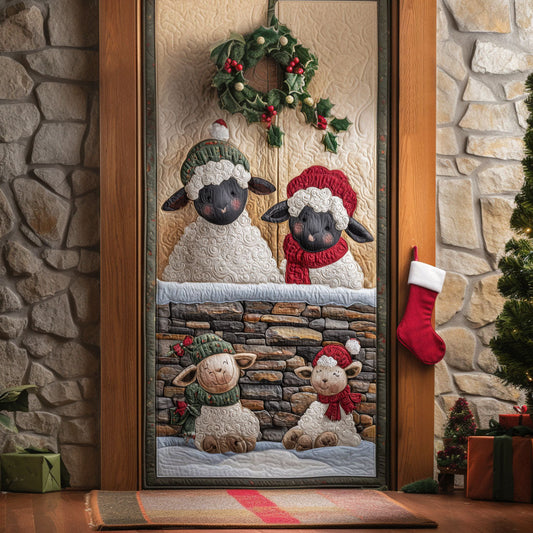 Merry Flock Quilted Door Cover NCU0TP0041