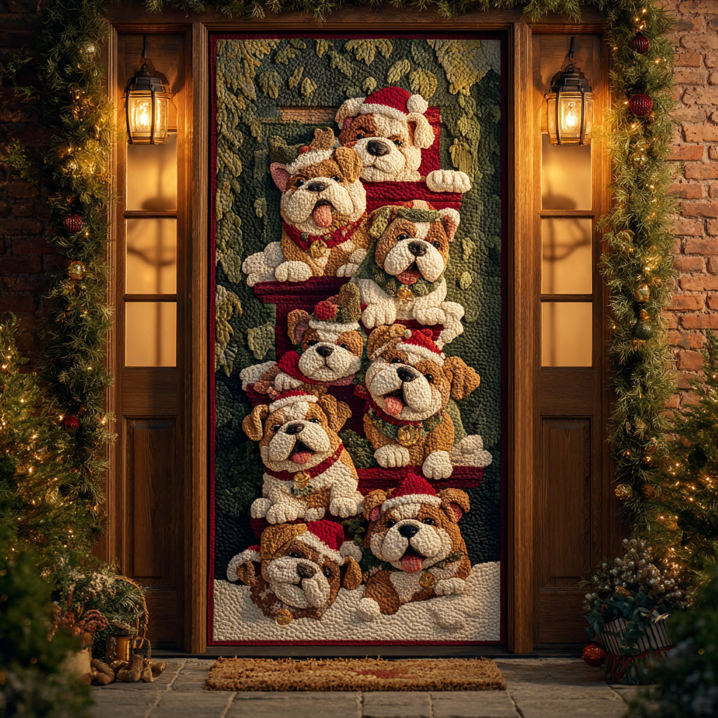 Merry Squad Quilted Door Cover NCU0DH415