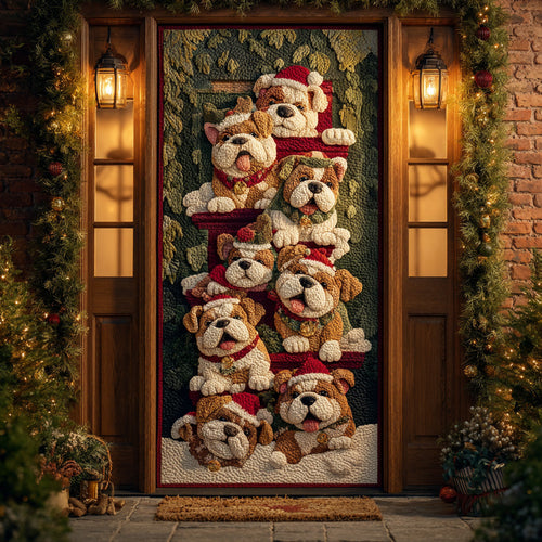 Merry Squad Quilted Door Cover NCU0DH415