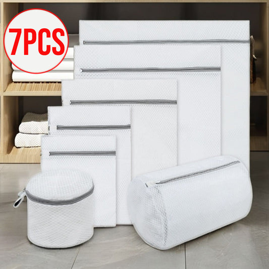 7-Piece Premium Mesh Laundry Bags Set