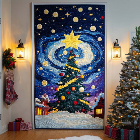 Midnight Magic Quilted Door Cover NCU0TN109