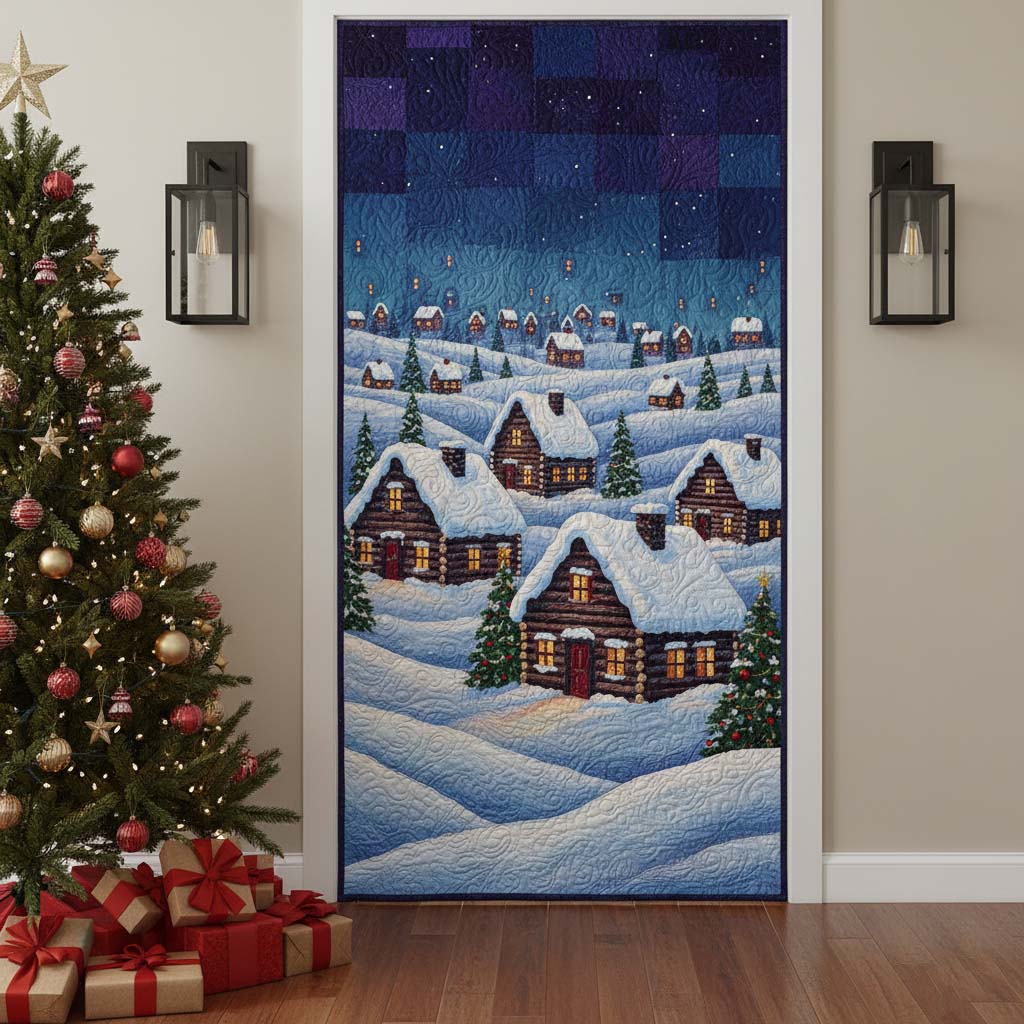 Midnight Noel Quilted Door Cover NCU0TN110