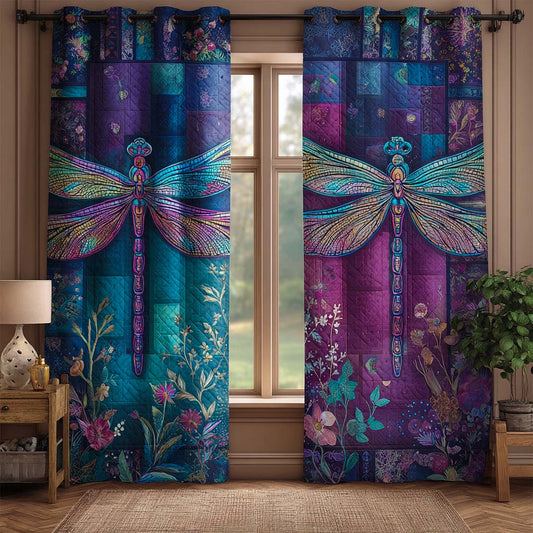 Moonlit Bloom Serenade Quilted Curtains NCU0NXD869