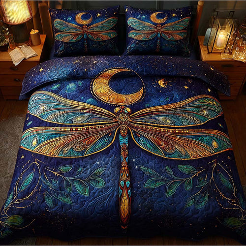 Moonlit Flight 3-Piece Quilted Bedding Set NCU0QQ053