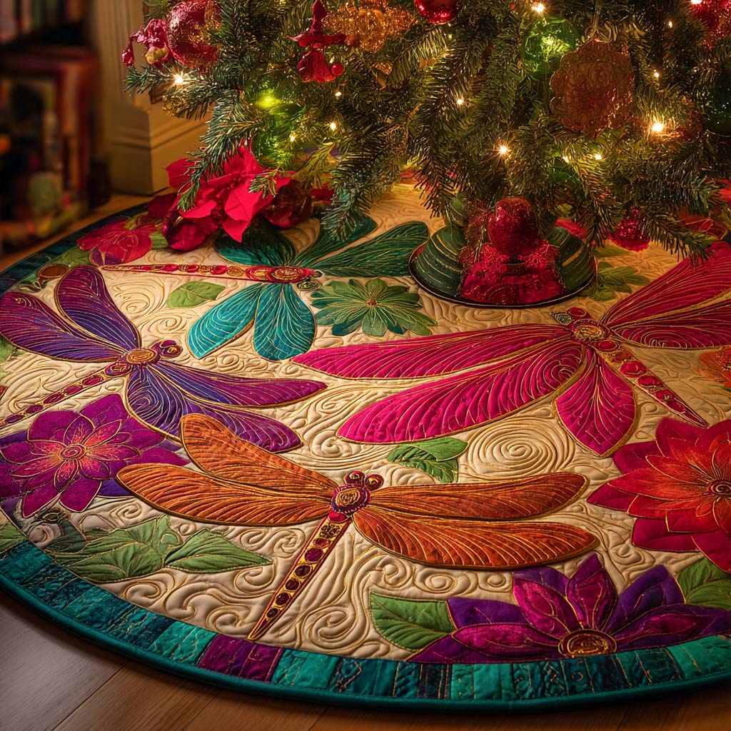 Mystic Bloom Quilted Tree Skirt NCU0DX020