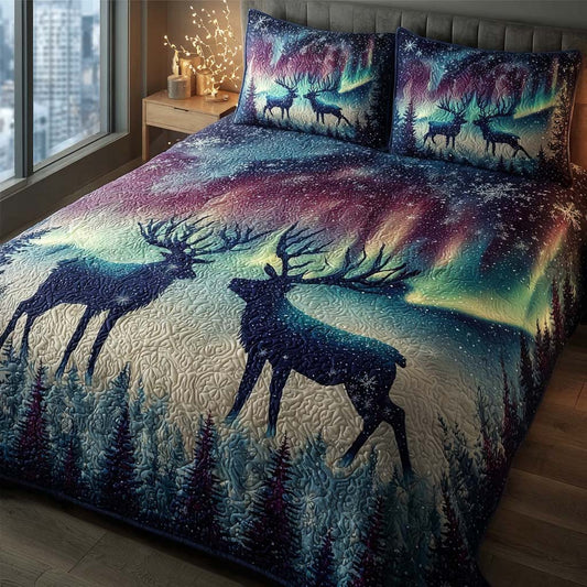 Northern Stag Glow 3-Piece Quilted Bedding Set NCU0QQ135