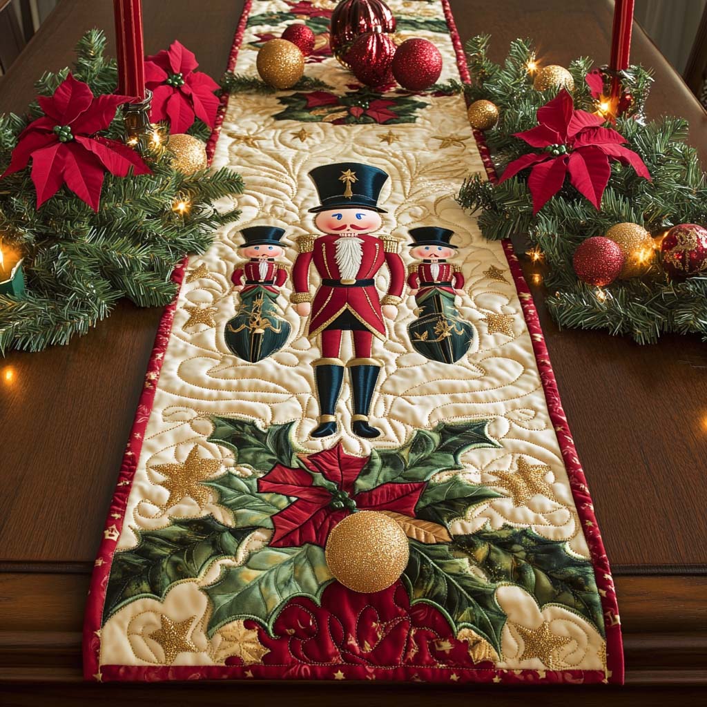 Nutcracker Dream Quilted Table Runner NCU0NL132