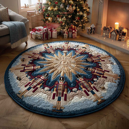 Nutcracker Starburst Quilted Round Mat NCU0QQ083