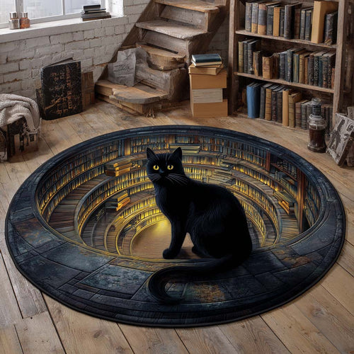 Oracle of Inkstone Quilted Round Mat NCU0XD1040