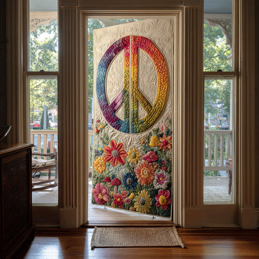 Peace Garden Quilted Door Cover NCU0TP0011