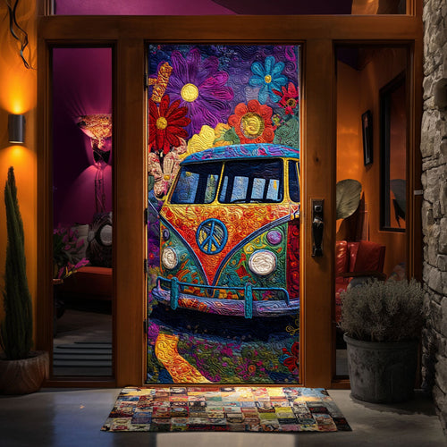 Peace Ride Quilted Door Cover NCU0TP0012