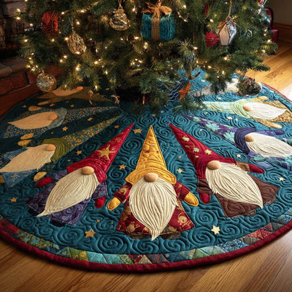 Peaceful Glow Christmas Quilted Tree Skirt NCU0TN94