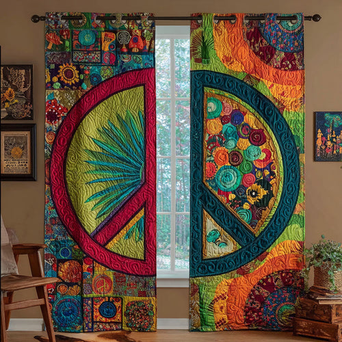 Peaceful Horizon Quilted Curtains NCU0TP0098