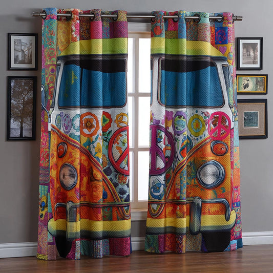 Peaceful Vibe Quilted Curtains NCU0VD037