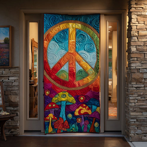 Peaceful Vibe Quilted Door Cover NCU0TP0013