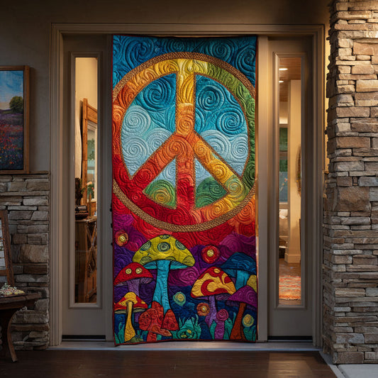 Peaceful Vibe Quilted Door Cover NCU0TP0013