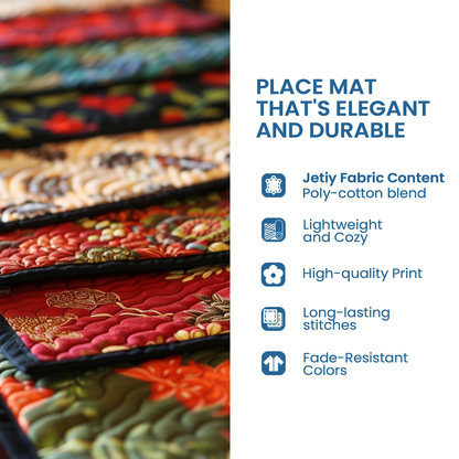 Maple Mosaic Quilted Placemat NCU0NT1436