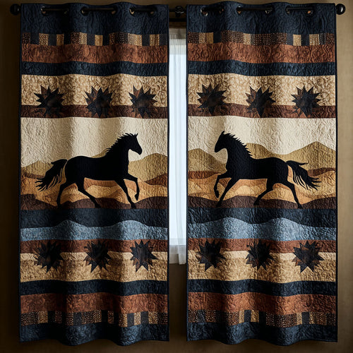 Prairie Run Quilted Curtains NCU0TN163