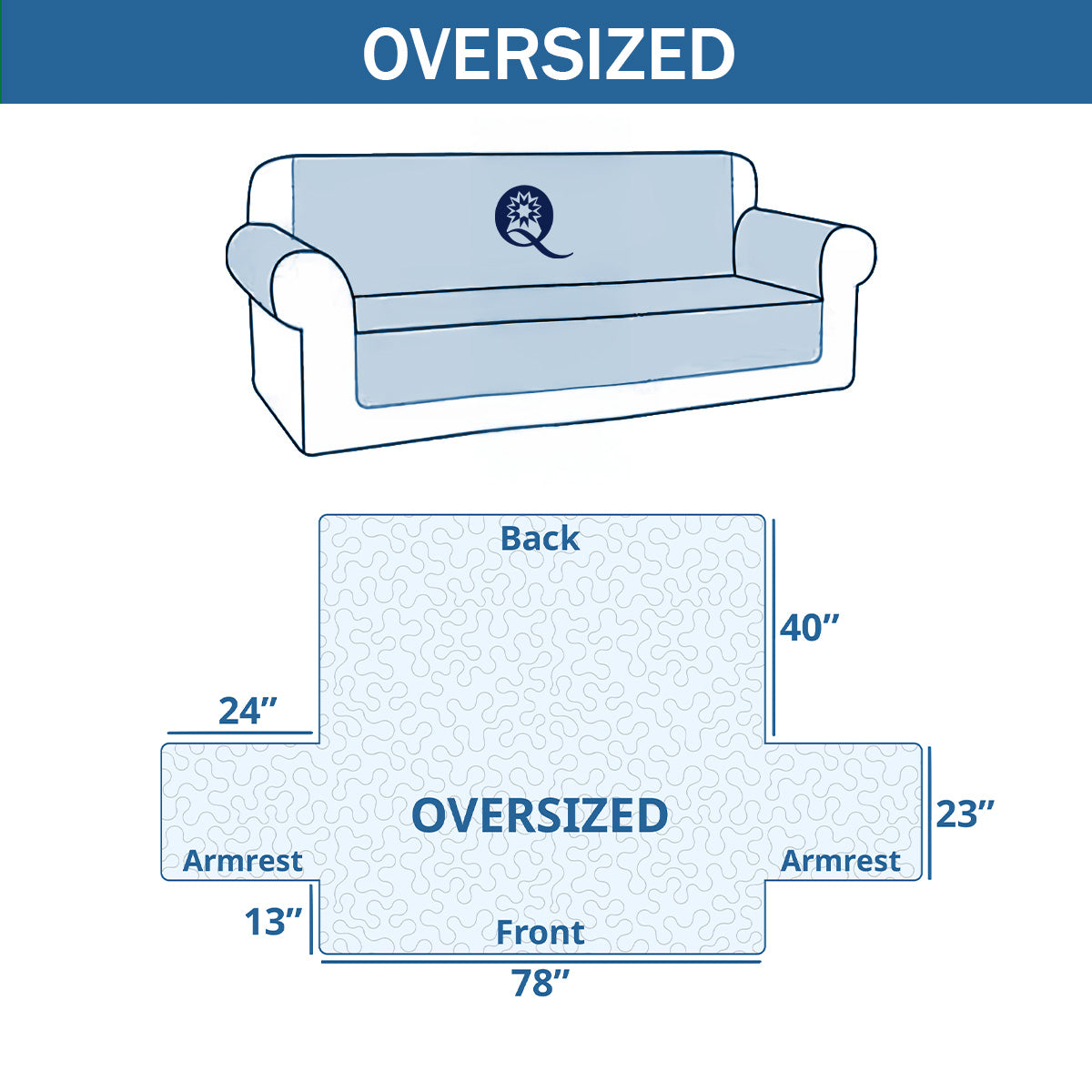 Sunflower Meadow Quilted Sofa Cover NCU0DH671