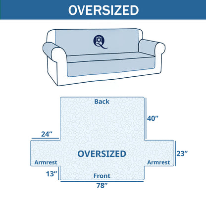 Western Luck Quilted Sofa Cover NCU0DH552