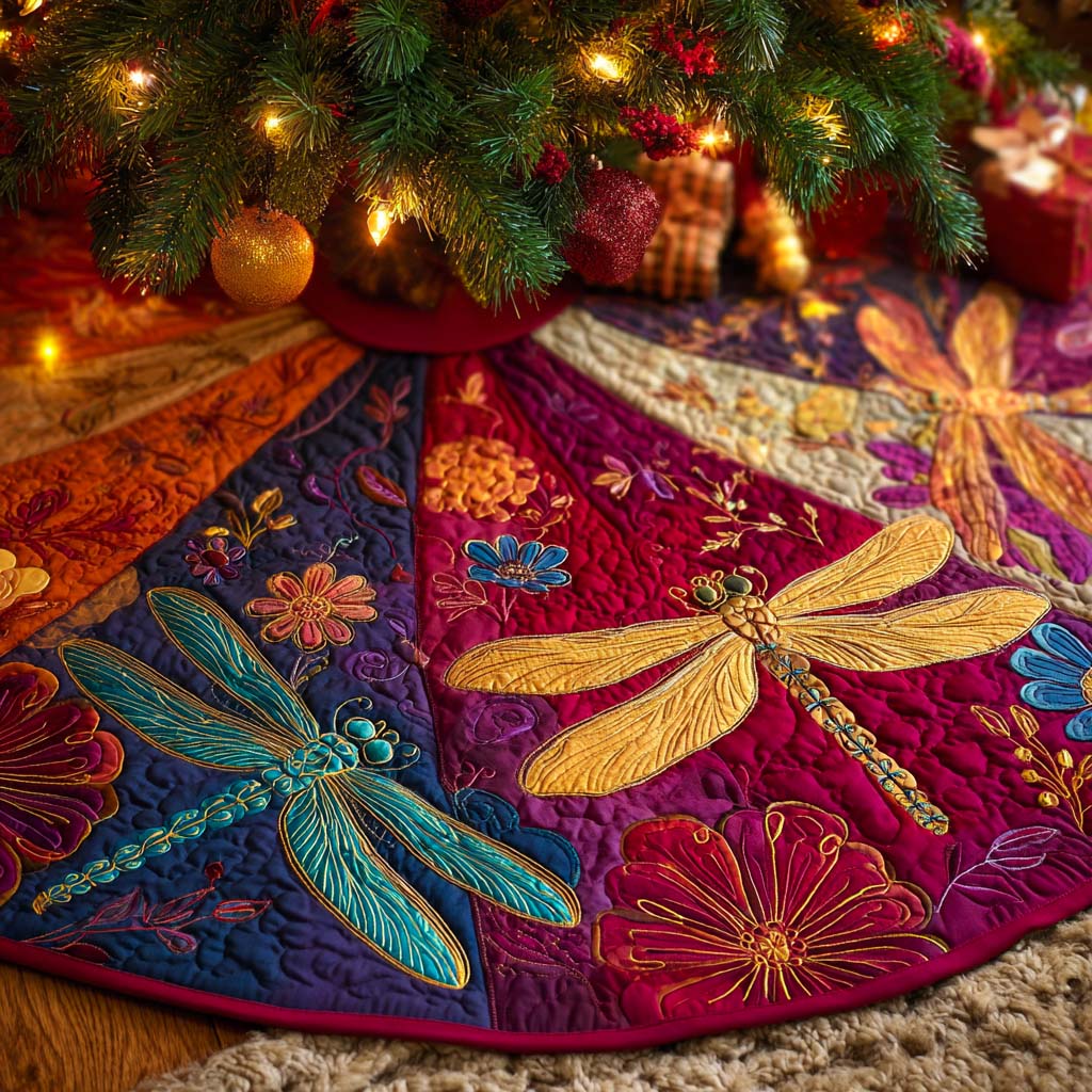 Radiant Garden Quilted Tree Skirt NCU0DX018