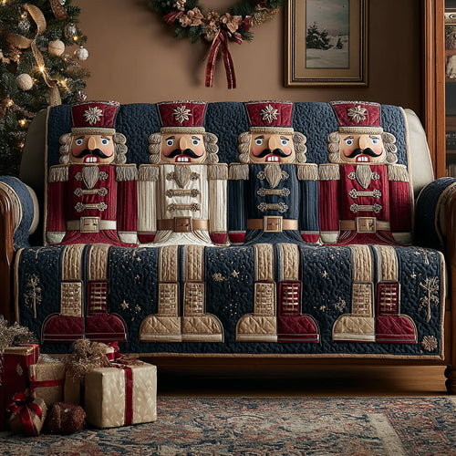 Regal Nutcracker Quilted Sofa Cover NCU0DH538