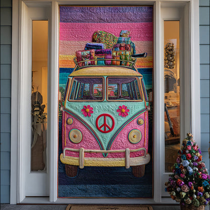 Retro Road Quilted Door Cover NCU0TP0016