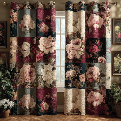 Rose Meadow Quilted Curtains NCU0DH701
